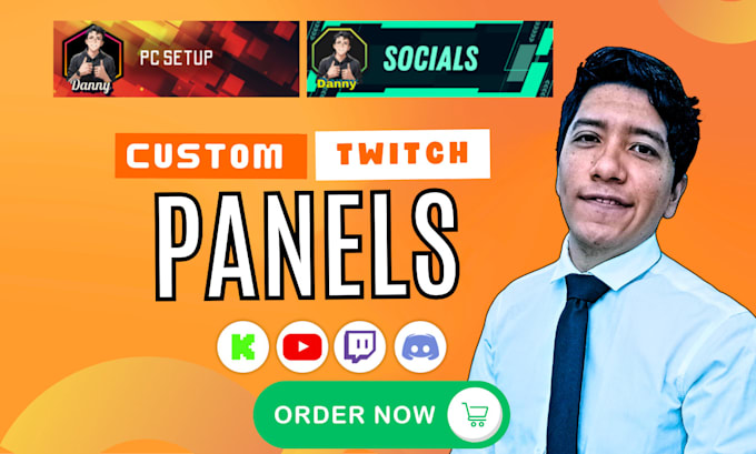 Gig Preview - Design pannels, overlays and kits for your steaming channel