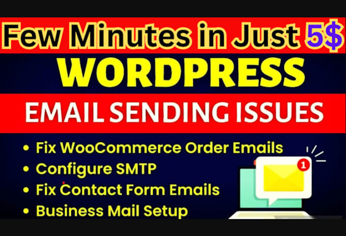 Gig Preview - Urgent fix or modify wordpress login signup contact form email php bugs