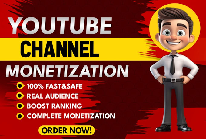 Bestseller - do complete youtube channel monetization promotion