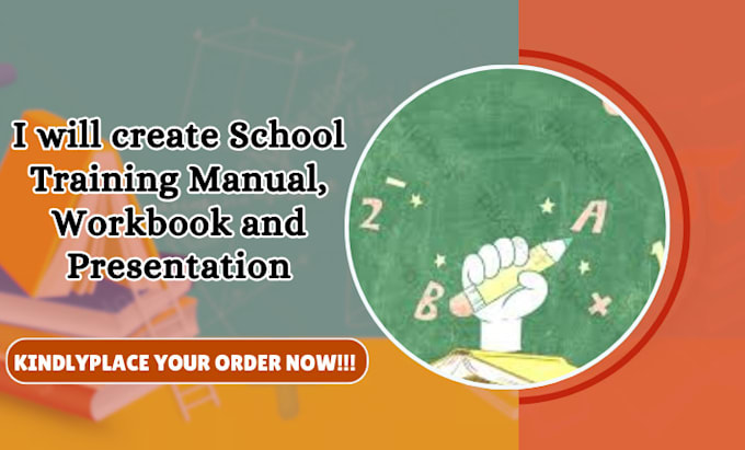 Bestseller - create school training manual, workbook and presentation