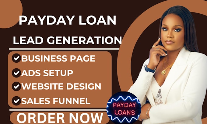 Gig Preview - Payday loan lead payday loan website payday loan lead