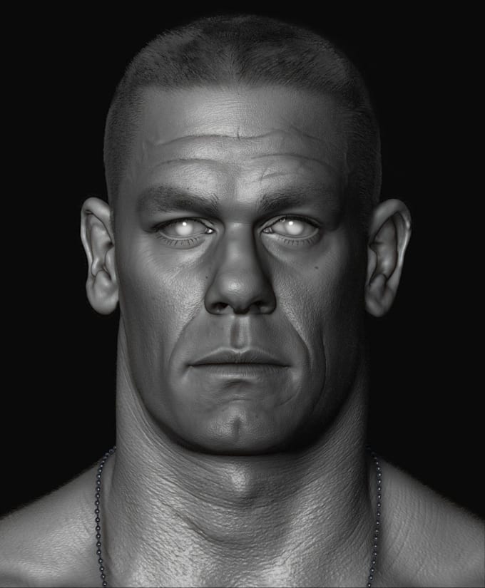 Gig Preview - Sculpt realistic 3d head, 3d face, 3d burst model, 3d face mask for 3d printing