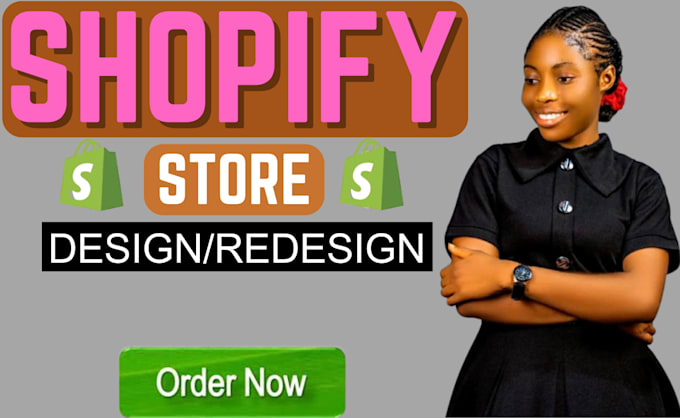 Gig Preview - Shopify website revamp shopify store design shopify website redesign fix bugs