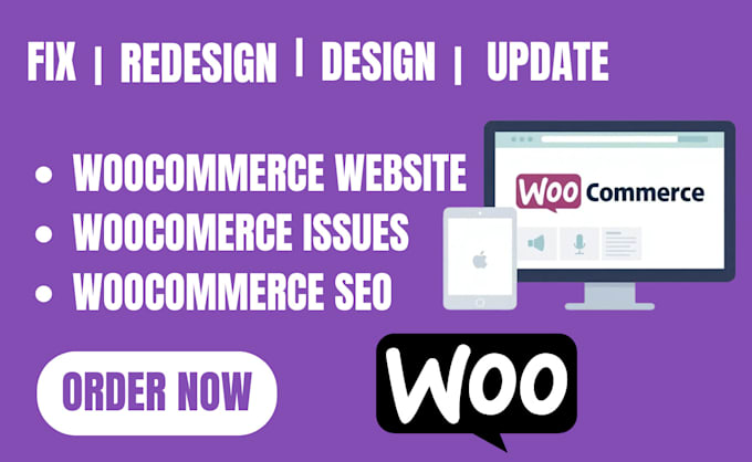 Gig Preview - Design responsive wordpress woocommerce website, woocommerce seo optimization