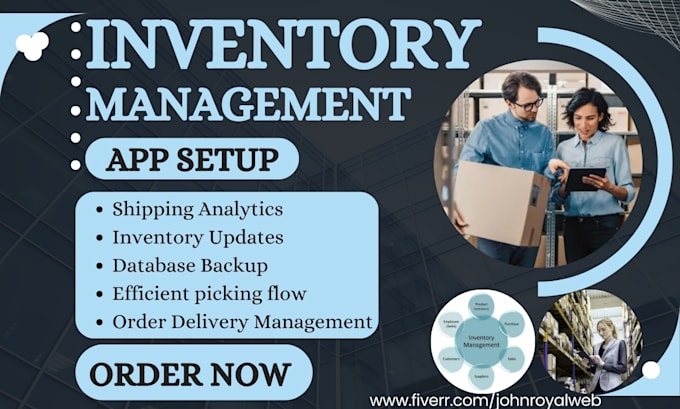 Gig Preview - Setup inventory management assisty easyecom genie syncx stocky atom shiphero app