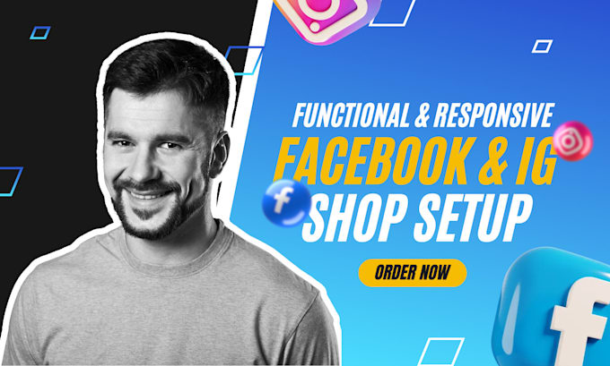 Gig Preview - Setup your facebook shop, instagram shop, fix meta pixel, ads campaign setup