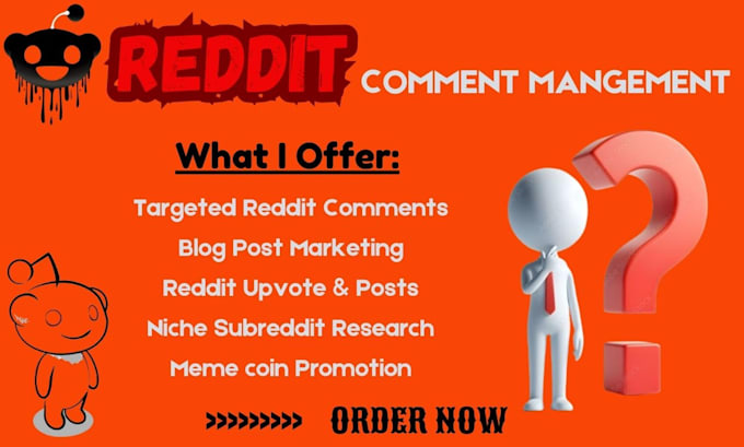 Gig Preview - Do reddit comment management for blog business website game, memecoin token