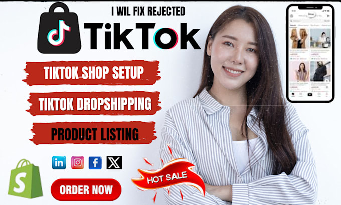 Gig Preview - Fix tiktok shop rejected product listing my tiktok shop SEO tiktok dropshipping