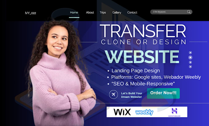 Gig Preview - Design wix website, redesign wix website wix website design, online store