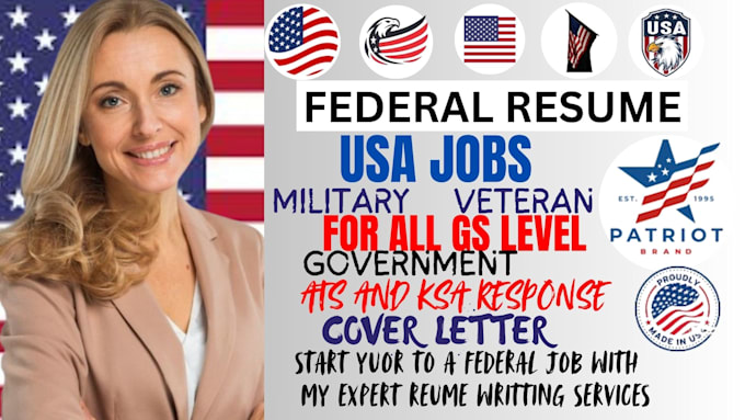 Gig Preview - Write usajobs ats federal resume writing executive veterans government military