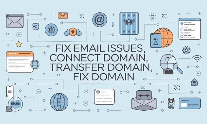 Gig Preview - Connect domain, domain connection, transfer domain, fix domain, redirect domain