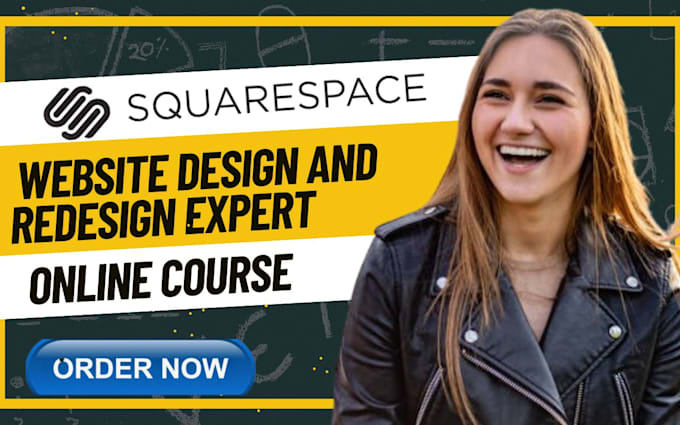 Gig Preview - Squarespace website redesign square online store squarespace online course