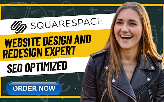 Gig Preview - Squarespace website design redesign square online store squarespace seo