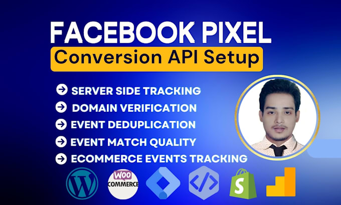 Gig Preview - Fix or setup meta pixel, conversion API, and server side tracking with GTM