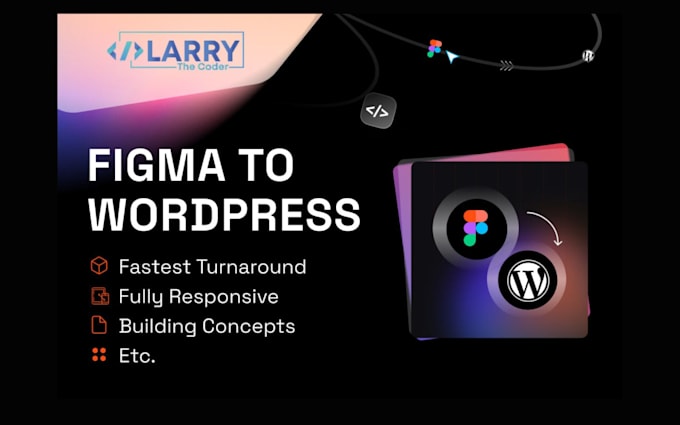 Gig Preview - Conver to figma to wordpress using elementor pro or redesign website