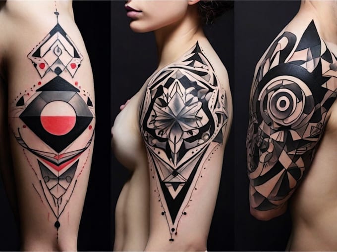 Gig Preview - Create unique custom geometric tattoo design