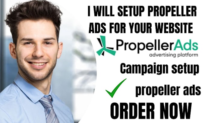 Gig Preview - Setup propeller ads for your website