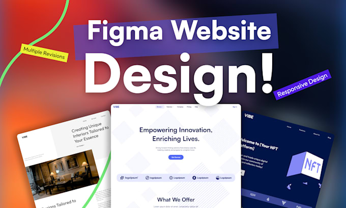 Gig Preview - Design modern and professional landing page UI UX in figma