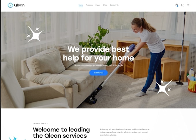 Bestseller - remake cleaning services wordpress website design