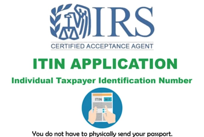 Gig Preview - Get your itin individual taxpayer number as irs caa for non us residence