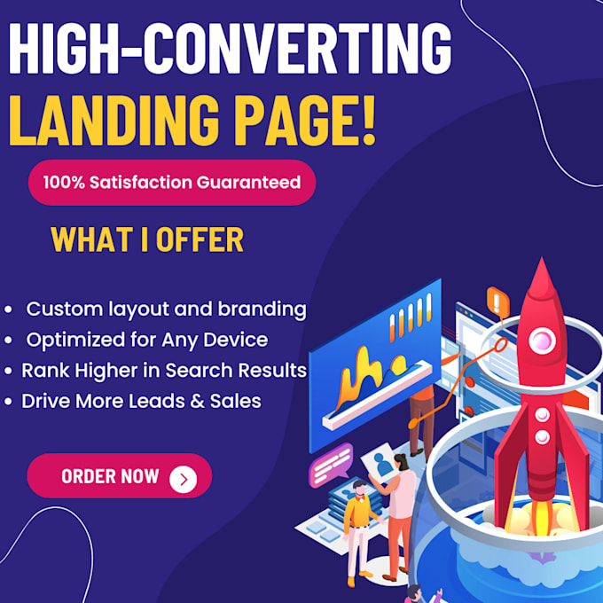 Bestseller - design a top performing landing page for your business