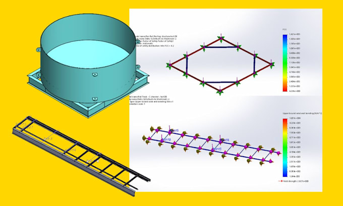 Gig Preview - Perform finite element analysis using solidworks and ansys