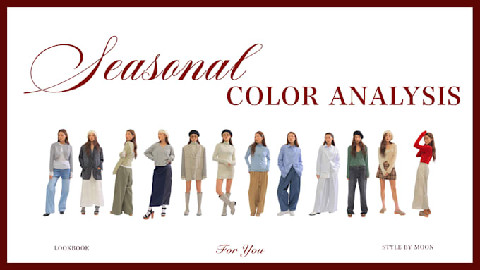 Gig Preview - Analyze your seasonal colors and create your perfect palette