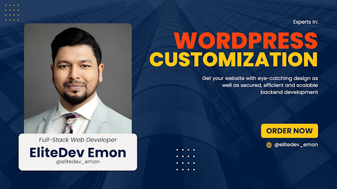 Gig Preview - Customize your wordpress theme to match your vision perfectly