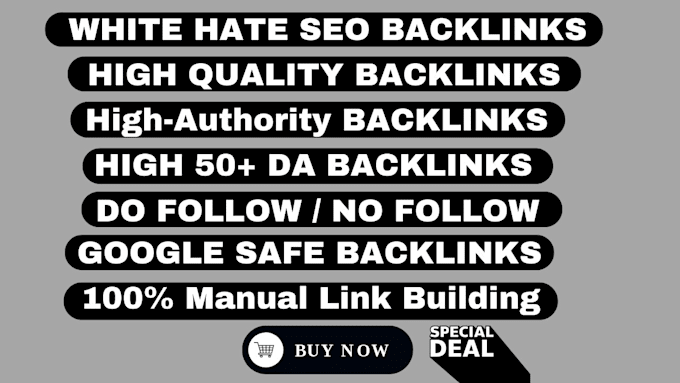 Gig Preview - Make high quality high authority off page seo mix backlinks