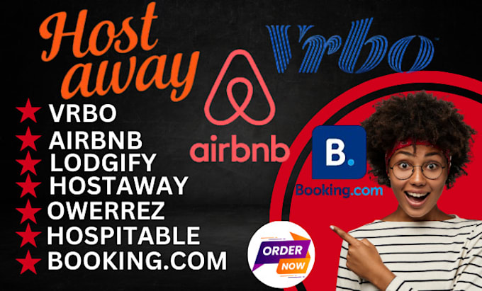 Gig Preview - Design airbnb website, booking, logify, hostaway, questy, vacation rentals