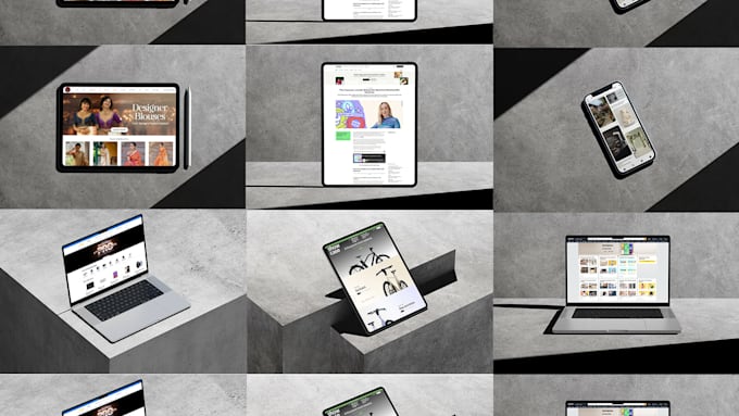 Gig Preview - Design device mockups for iphone, ipad, imac and android