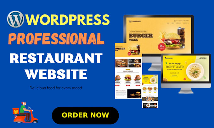 Gig Preview - Design restaurant catering hotel website with online ordering system