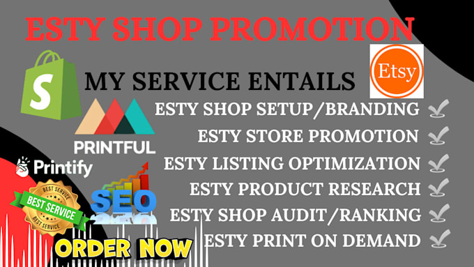 Bestseller - setup etsy shop etsy print on demand etsy product listing etsy SEO etsy rank