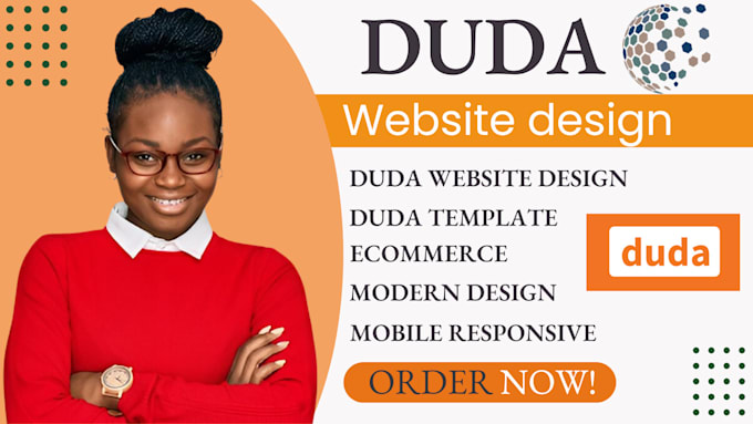 Gig Preview - Design duda websites with SEO optimization ecommerce business website