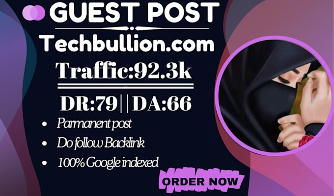 Bestseller - publish guest post on techbullion with dofollow backlink