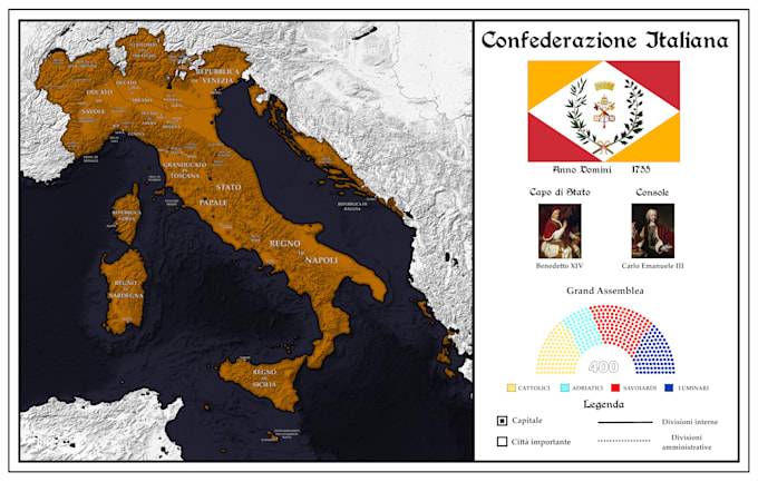 Gig Preview - Create for you a map of a country