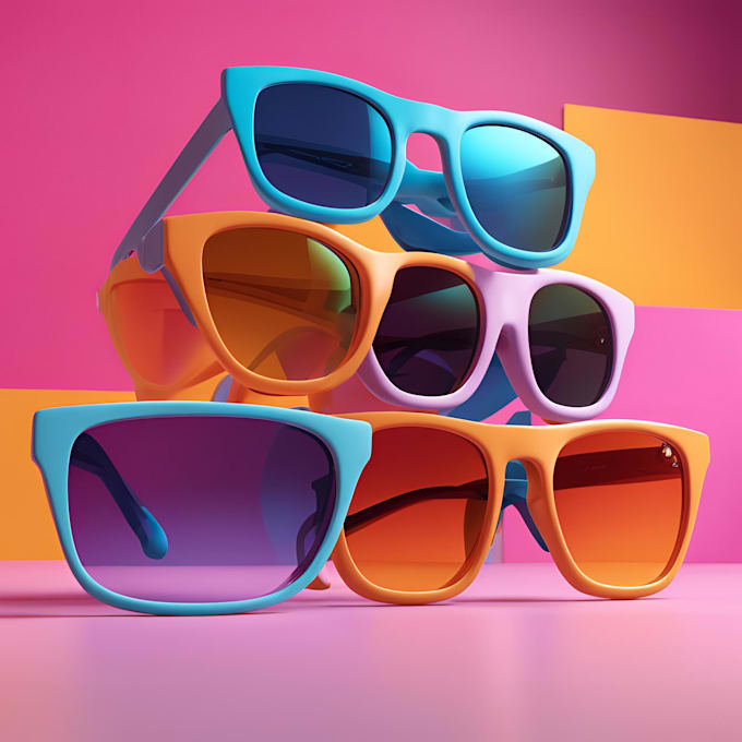 Bestseller - design 3d eyewear model, cgi  product,3d sunglass design, eyewear animation, c4d