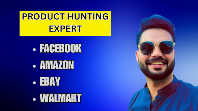 Gig Preview - Expert amazon, ebay, and walmart product hunting