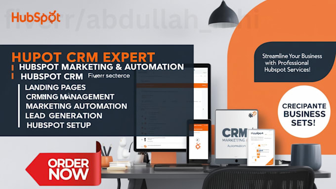 Gig Preview - Create high converting webinar funnels with hubspot crm automation, landing page