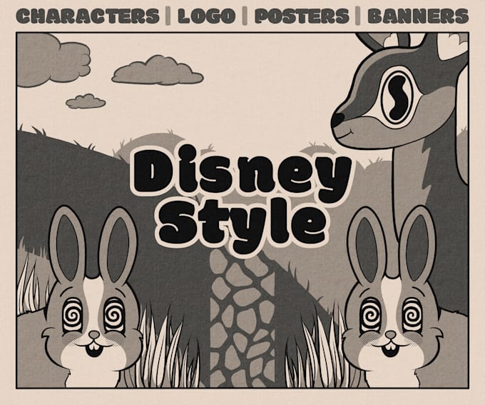 Gig Preview - Draw disney cartoon style design