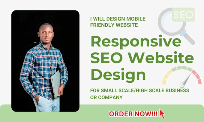 Gig Preview - Be your best website builders that design responsive website design