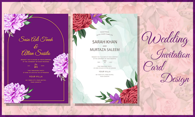 Gig Preview - Design your invitation cards