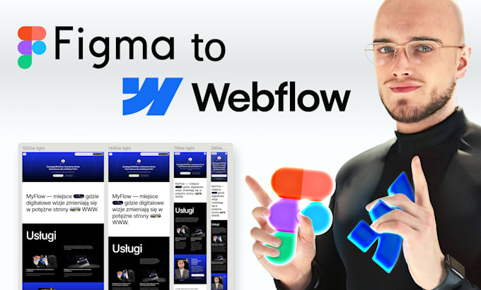 Bestseller - convert your design in figma to webflow responsive website