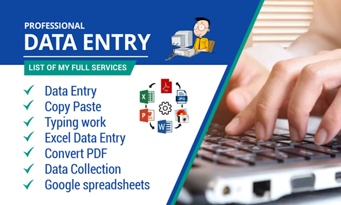 Gig Preview - Do excel data entry type web research or copy paste work