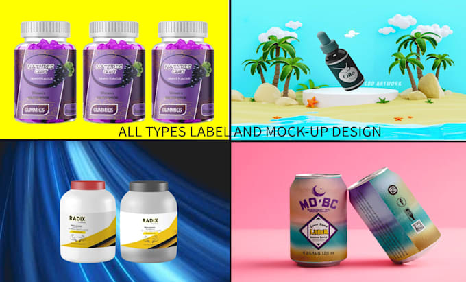 Gig Preview - Create eye catching packaging and label design