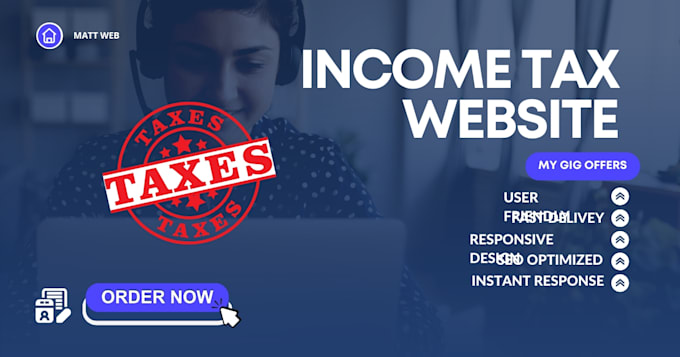 Gig Preview - Build income tax, bookkeeping and credit repair website