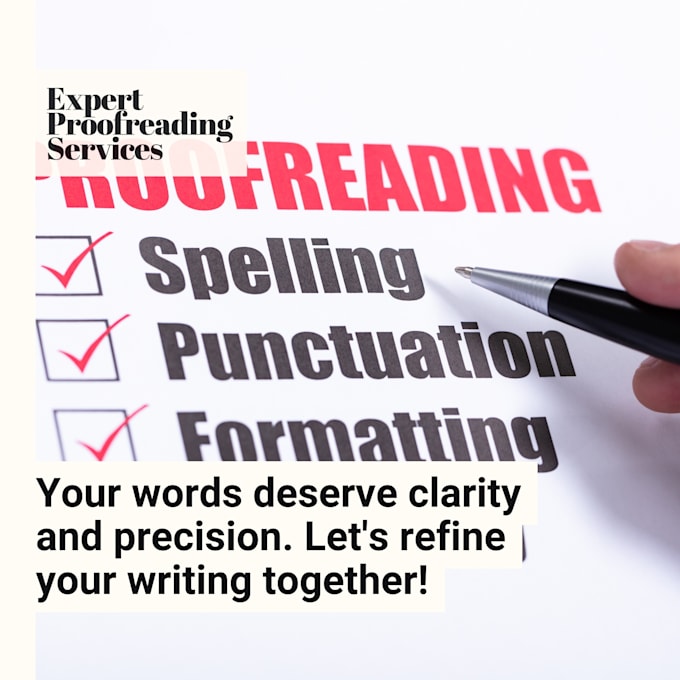 Gig Preview - Meticulously proofread and edit your english writings