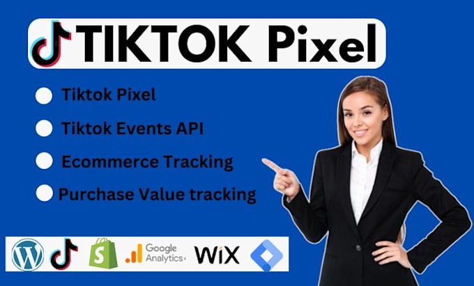 Gig Preview - Setup or fix tiktok pixel, tiktok events API  with GTM