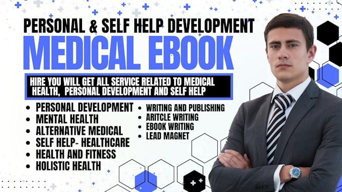 Gig Preview - Write medical ebook, self help article, ai, holistic health care ebook writer