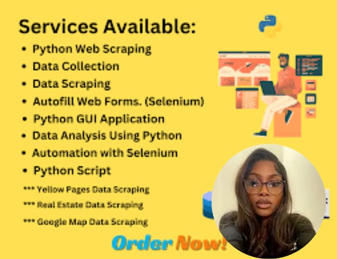 Gig Preview - Do python scripting, python scraping or web automation